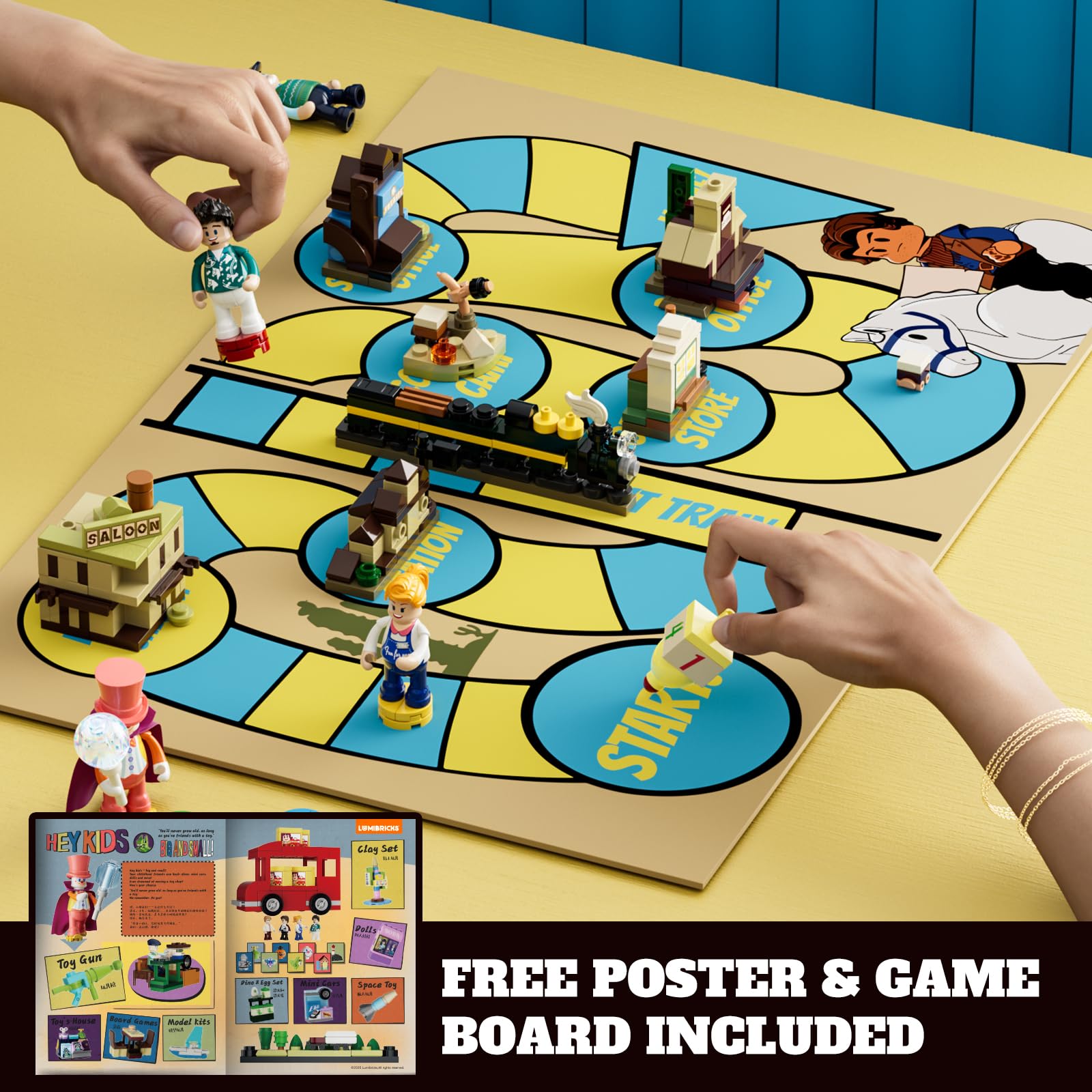 Lumibricks Toy-Store Lighting Building-Bricks Set – City Town Modular Townhouse Toy Shop Dollhouse LED Light Display Model 3086 Pcs Construction Kit for Adults and Teens - Image 9